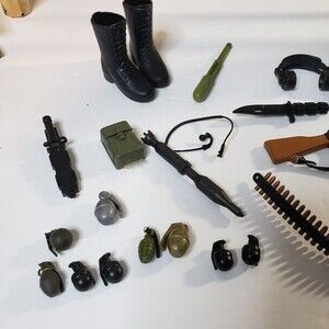 G I Joe Action Figure Army War Accessory Toys Boots Headphones Weapons GI Joe